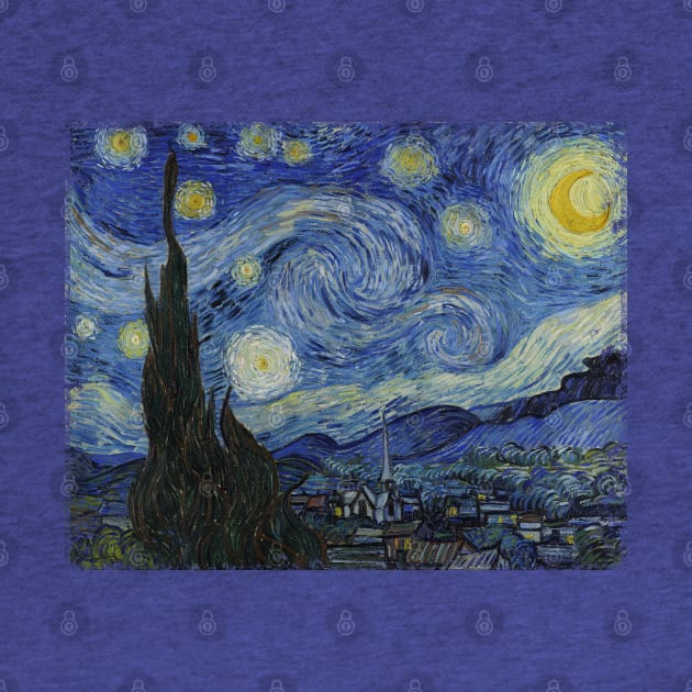 Vincent van Gogh Starry Night by Scar